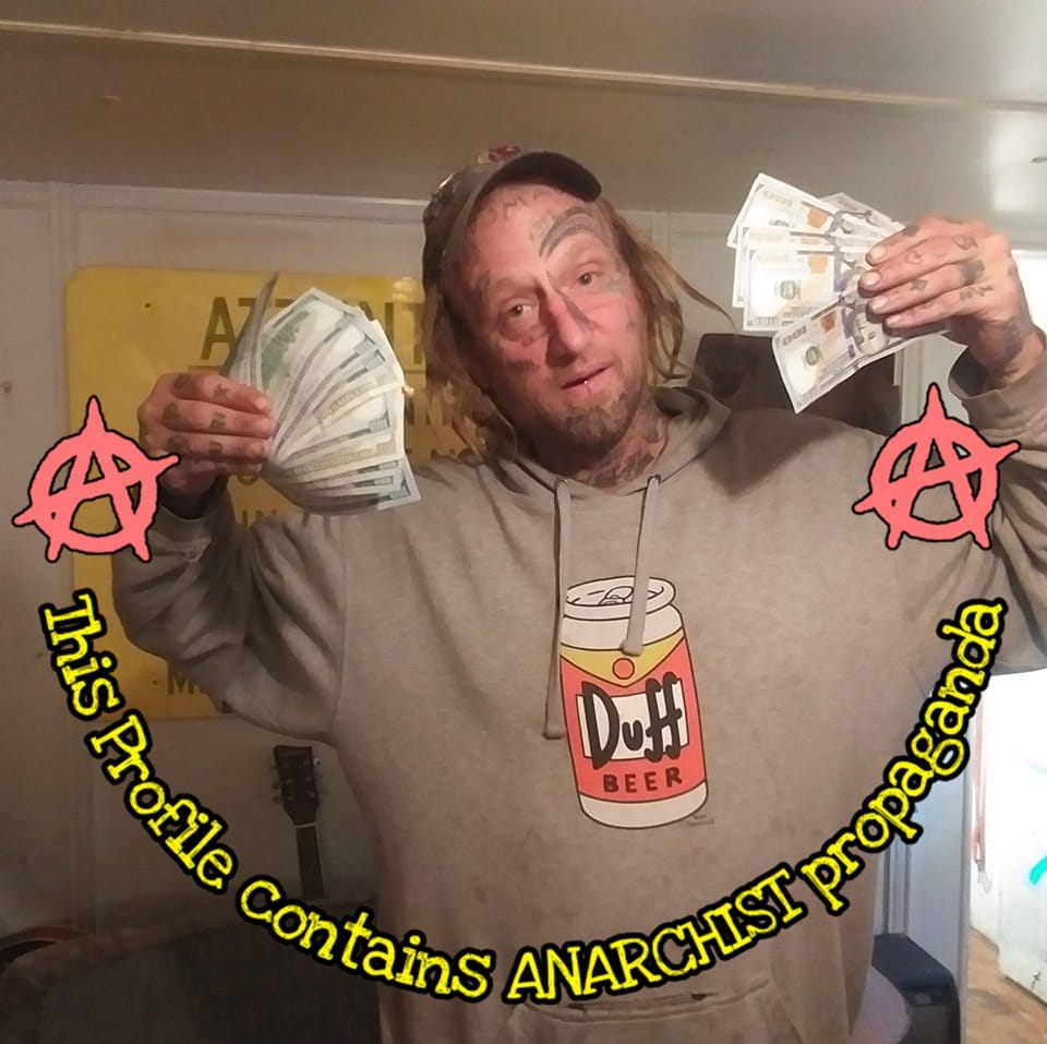 A loved one holding money in a graphic profile image